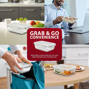 10-Piece Glass Meal Prep Container Set