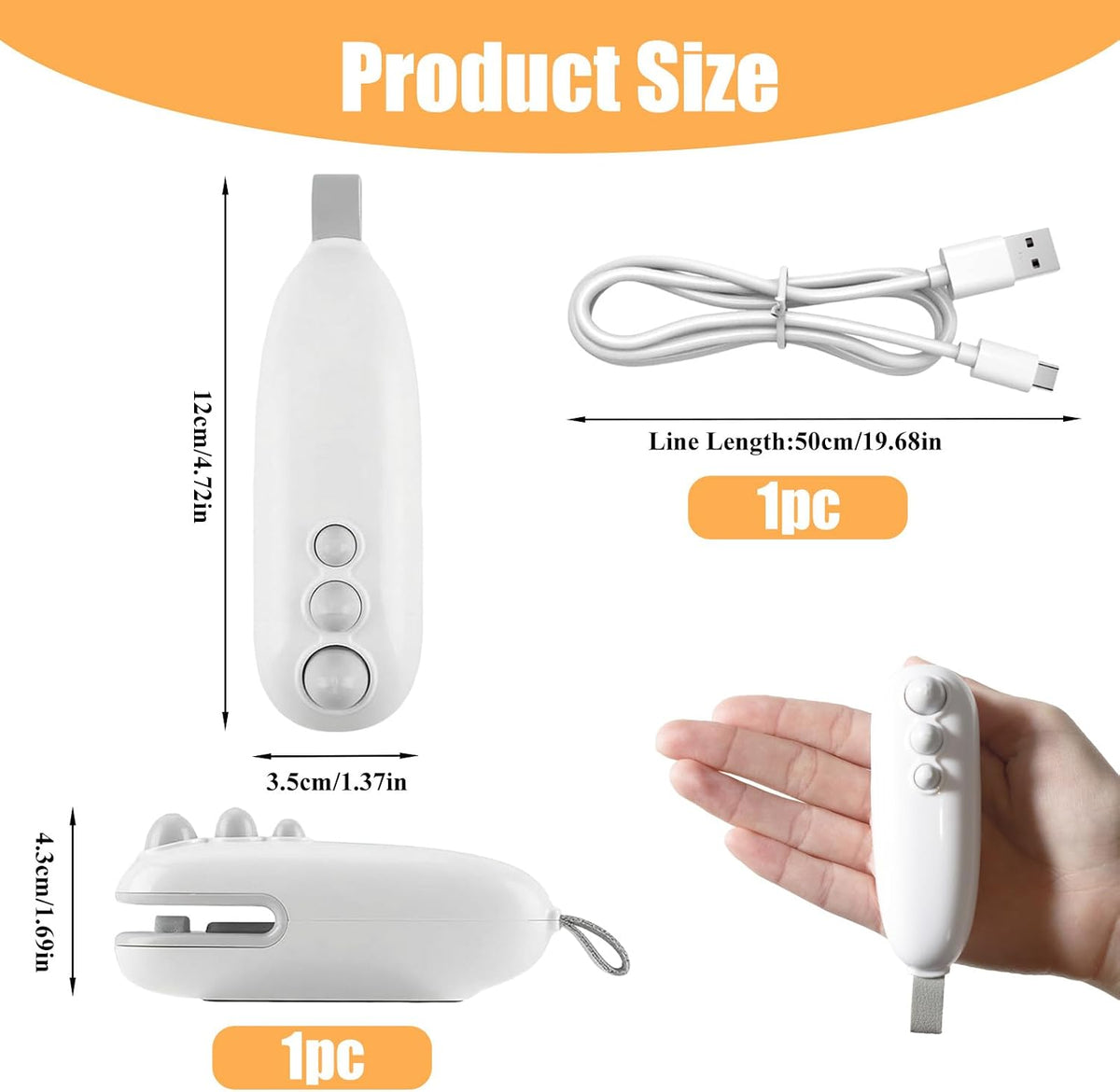 2-in-1 Mini Bag Sealer | Rechargeable Heat Sealer & Cutter
