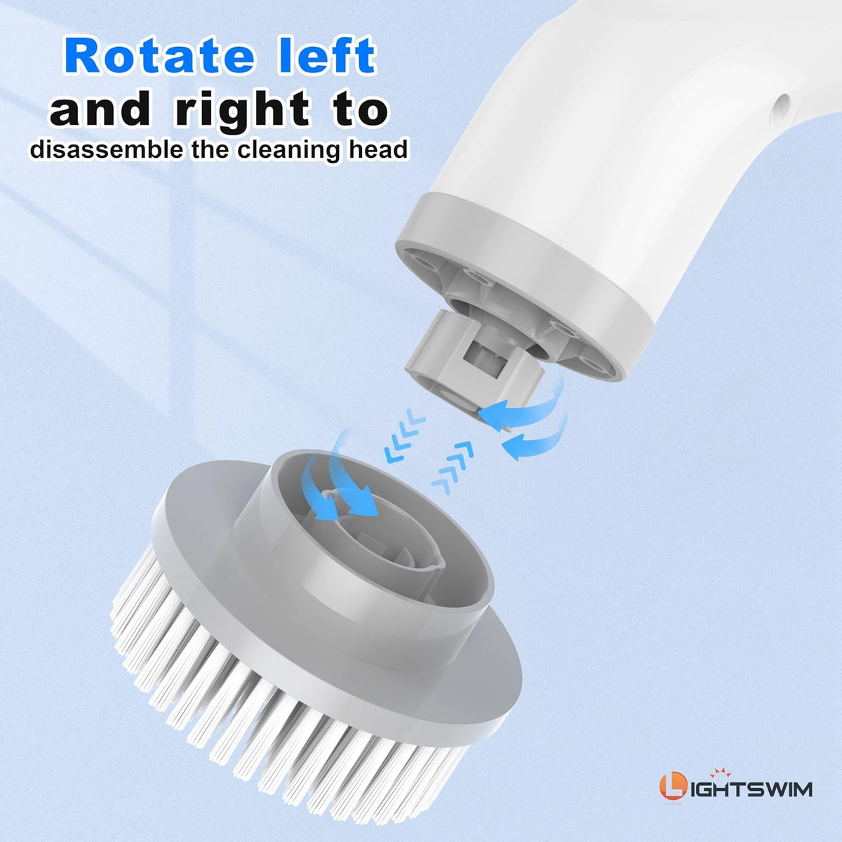 7-in-1 Electric Spin Scrubber | 420RPM Powerful Cleaning Brush