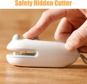 2-in-1 Mini Bag Sealer | Rechargeable Heat Sealer & Cutter