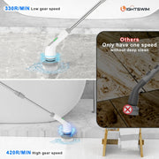7-in-1 Electric Spin Scrubber | 420RPM Powerful Cleaning Brush