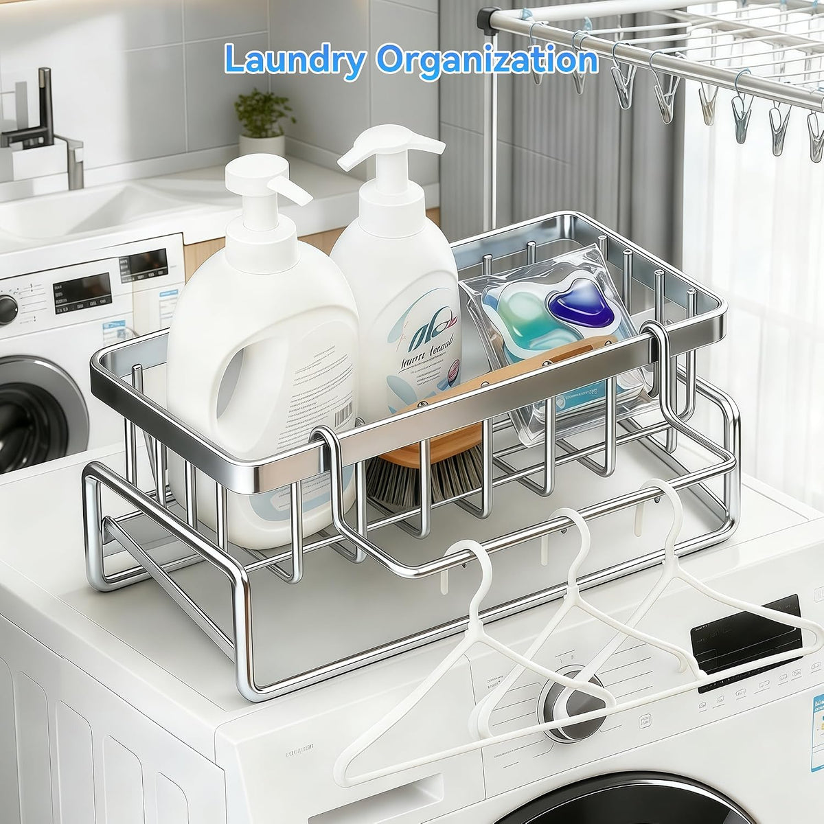 Kitchen Sink Sponge Holder & Caddy – Grey