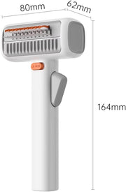2-in-1 Pet Grooming Comb | Self-Cleaning Deshedding Brush for Dogs & Cats
