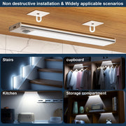 2-Pack Rechargeable LED Motion Sensor Under-Cabinet Lights | Magnetic Wireless