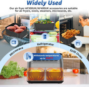 4Pcs Reusable Silicone Air Fryer Liners