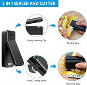 Mini 2-in-1 Rechargeable Bag Sealer
