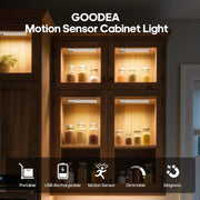 Small Wardrobe Lights Motion Sensor with USB Rechargeable 18Cm, 3Pcs